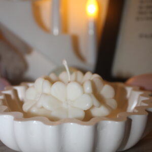 Flori de cires in recipient ceramic