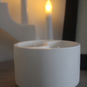 Lumanare DUO in recipient ceramic